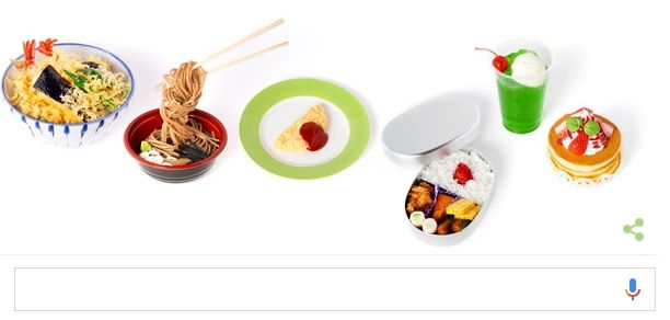 Googleトップページのロゴが食品サンプルに！岩崎瀧三とは？